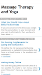 Mobile Screenshot of massage-therapy-and-yoga.blogspot.com
