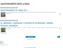 Tablet Screenshot of macetohuertopasoapaso.blogspot.com