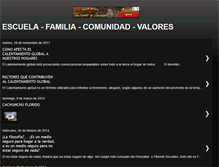 Tablet Screenshot of conocimientoescolar.blogspot.com