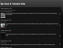 Tablet Screenshot of mydark-twistedside.blogspot.com