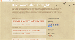Desktop Screenshot of birchwoodglen.blogspot.com