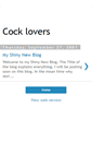 Mobile Screenshot of lovecocks.blogspot.com