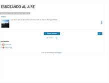 Tablet Screenshot of esbozando-al-aire.blogspot.com