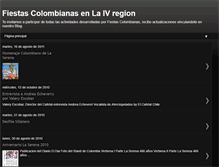 Tablet Screenshot of fiestascolombianas.blogspot.com