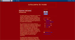 Desktop Screenshot of catalunya-es-viure.blogspot.com