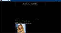 Desktop Screenshot of karolina-kurkova-gnepal-models.blogspot.com
