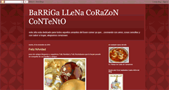 Desktop Screenshot of barrigallenacorazoncontento.blogspot.com