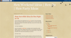 Desktop Screenshot of henpartyidea.blogspot.com