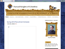 Tablet Screenshot of harvardknights.blogspot.com