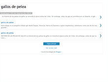 Tablet Screenshot of gallosdepeleasaul.blogspot.com