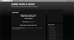 Desktop Screenshot of animeworldnews.blogspot.com