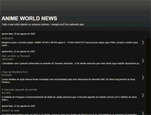 Tablet Screenshot of animeworldnews.blogspot.com