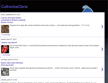 Tablet Screenshot of cultronicsclons.blogspot.com