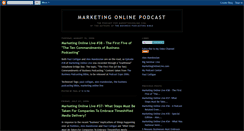 Desktop Screenshot of marketingonlinepodcast.blogspot.com