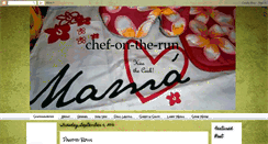 Desktop Screenshot of chef-on-the-run.blogspot.com