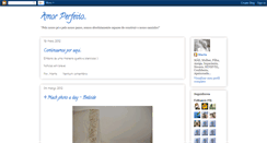 Desktop Screenshot of perfeitoperfeitoamor.blogspot.com