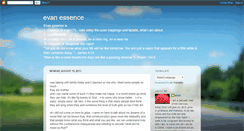 Desktop Screenshot of evan-essence.blogspot.com