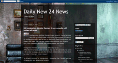 Desktop Screenshot of dailynew24news.blogspot.com