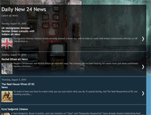 Tablet Screenshot of dailynew24news.blogspot.com