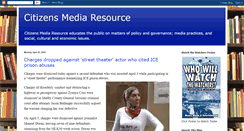 Desktop Screenshot of citizensmediaresource.blogspot.com