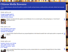 Tablet Screenshot of citizensmediaresource.blogspot.com