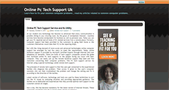 Desktop Screenshot of online-pc-tech-support-uk.blogspot.com