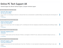 Tablet Screenshot of online-pc-tech-support-uk.blogspot.com
