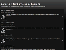 Tablet Screenshot of gaiterosdelogrono.blogspot.com