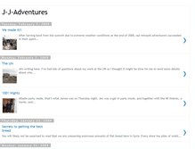 Tablet Screenshot of j-j-adventures.blogspot.com