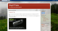 Desktop Screenshot of blogcpfitalia.blogspot.com