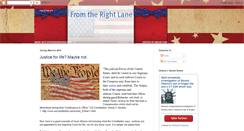 Desktop Screenshot of fromtherightlane.blogspot.com