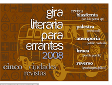 Tablet Screenshot of giraliterariaparaerrantes.blogspot.com