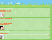 Tablet Screenshot of evsriobrasilherbalife.blogspot.com