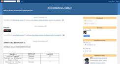 Desktop Screenshot of mathematicaljourney.blogspot.com