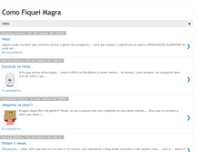 Tablet Screenshot of comofiqueimagra.blogspot.com