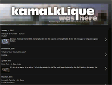 Tablet Screenshot of kamalklique.blogspot.com