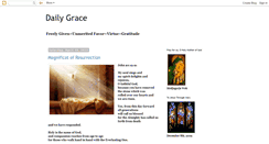 Desktop Screenshot of dailygrace001.blogspot.com