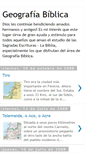 Mobile Screenshot of geografiadelabiblia.blogspot.com