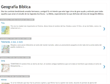 Tablet Screenshot of geografiadelabiblia.blogspot.com