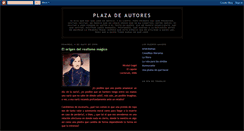 Desktop Screenshot of plazadeautores.blogspot.com