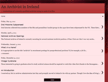 Tablet Screenshot of irelandarchivist.blogspot.com