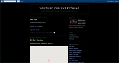 Desktop Screenshot of everydayyoutube.blogspot.com