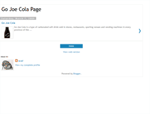 Tablet Screenshot of gojoecolapage.blogspot.com