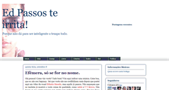 Desktop Screenshot of edpassos.blogspot.com