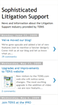 Mobile Screenshot of litigationsupportsentinel.blogspot.com