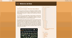 Desktop Screenshot of misteriosdeleste.blogspot.com