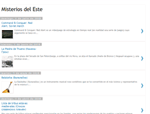 Tablet Screenshot of misteriosdeleste.blogspot.com