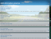 Tablet Screenshot of debteliminationamerica.blogspot.com