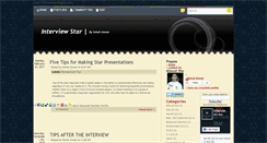 Desktop Screenshot of interviewstar.blogspot.com