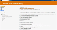Desktop Screenshot of grammarperiod2.blogspot.com